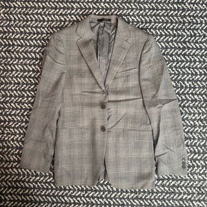 Calvin Klein Plaid Gray Men's Blazer
